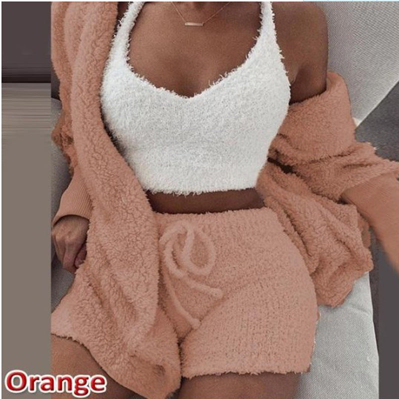 Rosette Linford | 3-Piece Fluffy Loungewear Set For Women