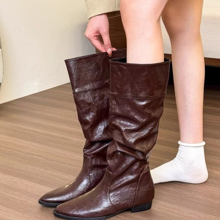 Ophélie Rambert | Pointed Toe Knee-High Boots For Women