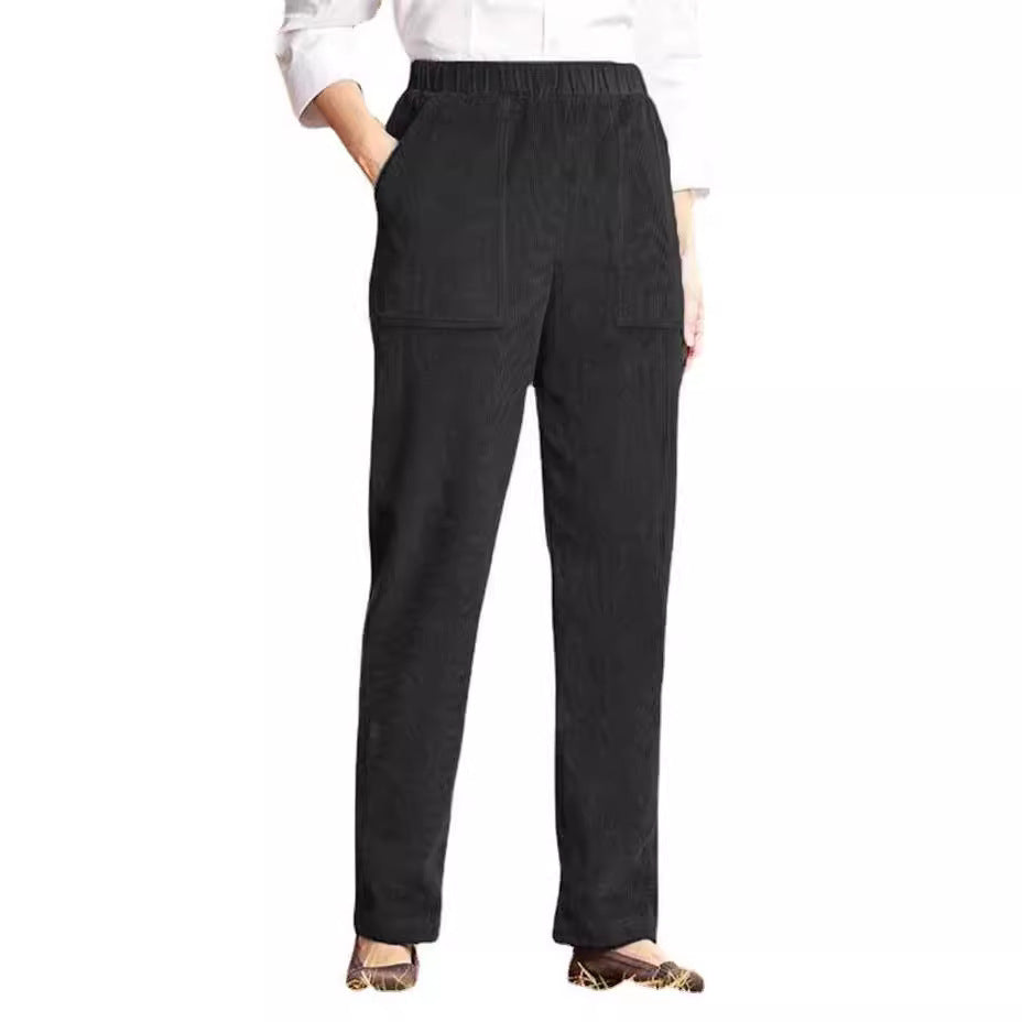 Vivienne Ashford | Corduroy Straight Leg Pants For Women