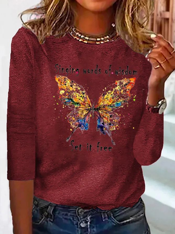 Josephine Lambert | Halloween Cat Print Long Sleeve Top For Women