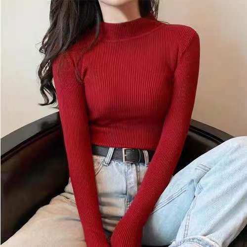 Charlotte Devereux | Ribbed Mock Neck Sweater For Women