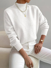 Elouise Cavanagh | Mock Neck Knit Sweater For Women