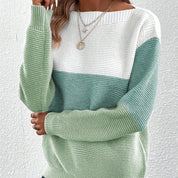 Stefania Bianchi | Colorblock Knit Sweater For Women