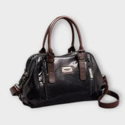 Arabella Fontecchi | Classic Brown Faux Leather Tote Handbag