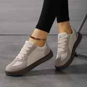 Isadora Beauchamp | Leather Lace-Up Sneakers For Women