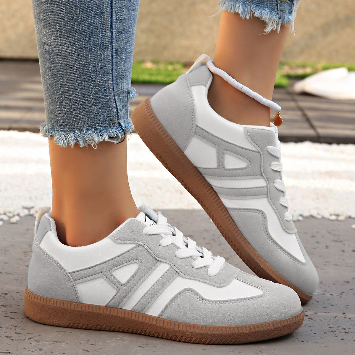 Colette Ashworth | Retro Color Block Sneakers For Women