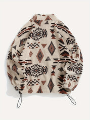 Mathieu Laroche | Patterned Fleece Mens Jacket