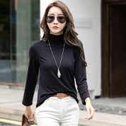 Valentina Rossetti | Fleece-Lined Turtleneck Top For Women