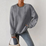 Aurore Delacombe | Cable-Knit Crew-Neck Sweater For Women