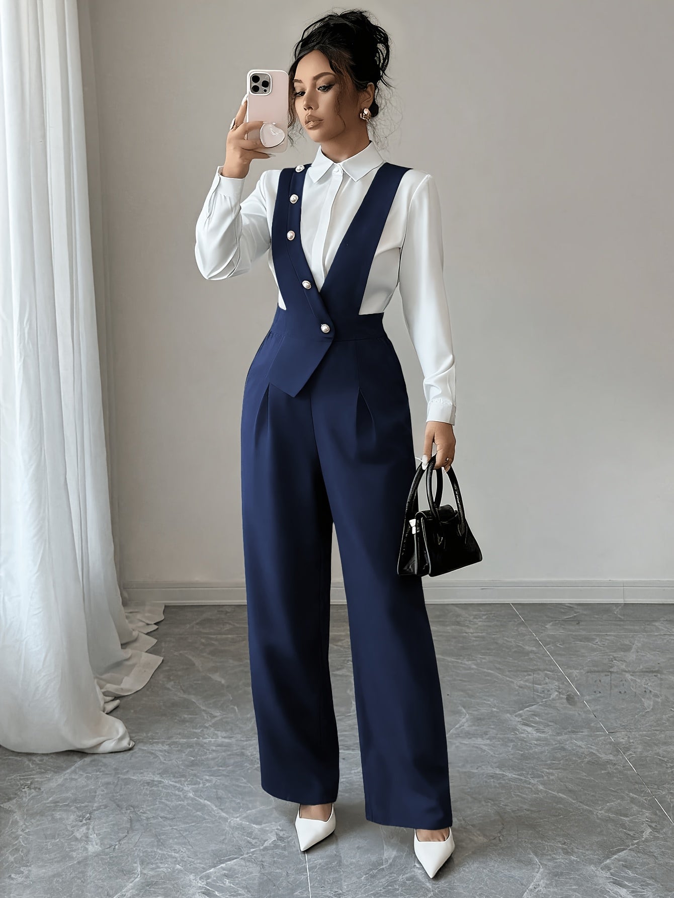 Liliane Vasquez | Tailored Wide-Leg Jumpsuit For Women