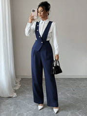 Liliane Vasquez | Tailored Wide-Leg Jumpsuit For Women