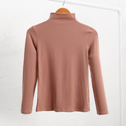 Valentina Rossetti | Fleece-Lined Turtleneck Top For Women