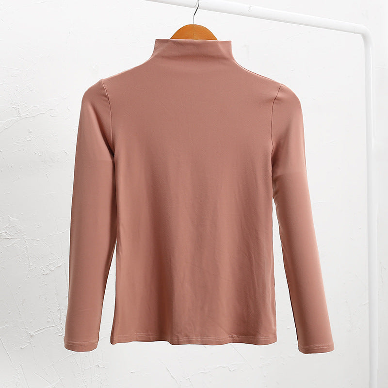Valentina Rossetti | Fleece-Lined Turtleneck Top For Women
