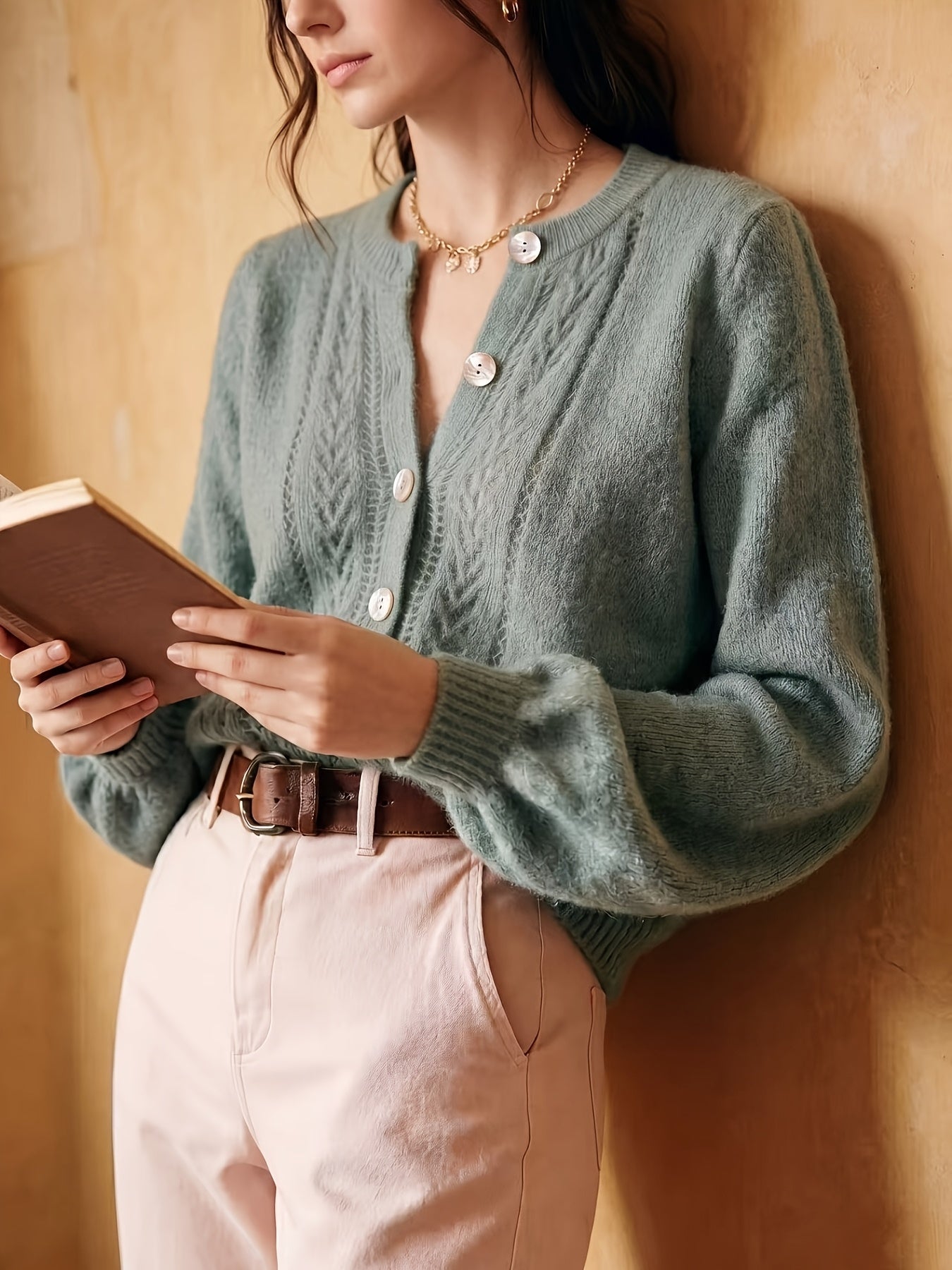 Renata Fontclair | Textured Round-Neck Sweater For Women
