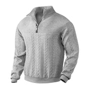 Reed Hunham | Jacquard Quarter-Zip Sweater For Men
