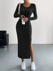 Beatrice Lombardi | Ribbed Knit Maxi Dress For Women