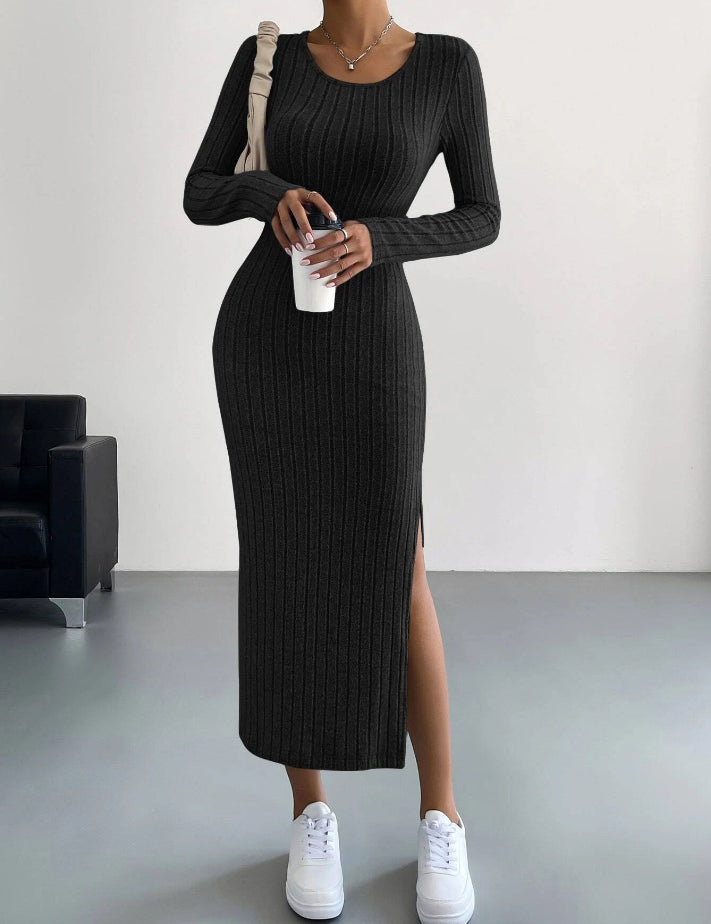 Beatrice Lombardi | Ribbed Knit Maxi Dress For Women