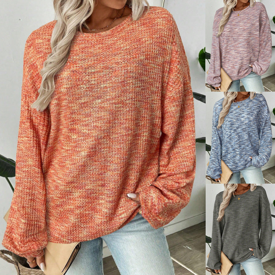 Marisela Thorne | Oversized Round Neck Knit Sweater For Women