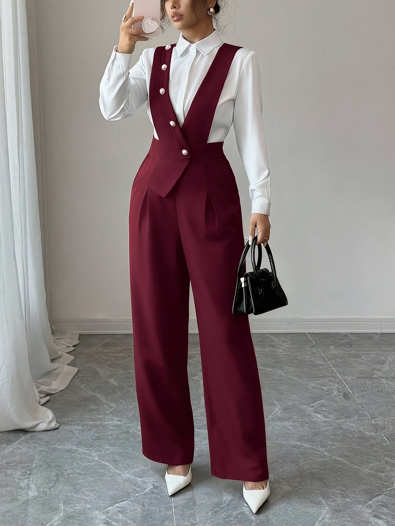Liliane Vasquez | Tailored Wide-Leg Jumpsuit For Women