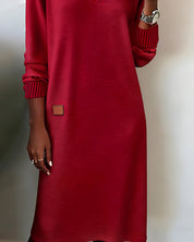 Genevieve Marchetti | Long Sleeve V-Neck Mini Dress For Women