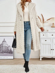 Isabeau Fontaine | Hooded Teddy Long Coat For Women