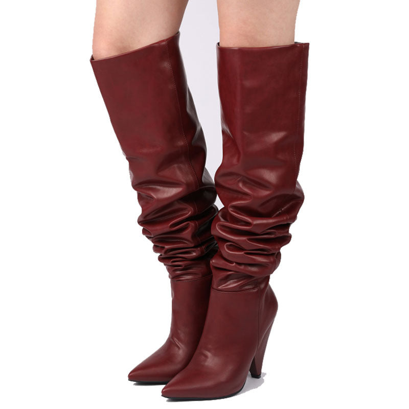 Vanessa Colombani | Slouchy Over-The-Knee Boots For Women