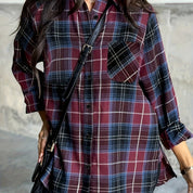 Marianne Ashham | Relaxed Checked Shirt For Women