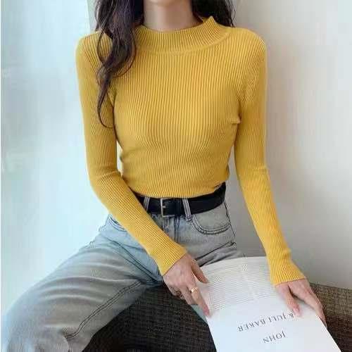 Charlotte Devereux | Ribbed Mock Neck Sweater For Women
