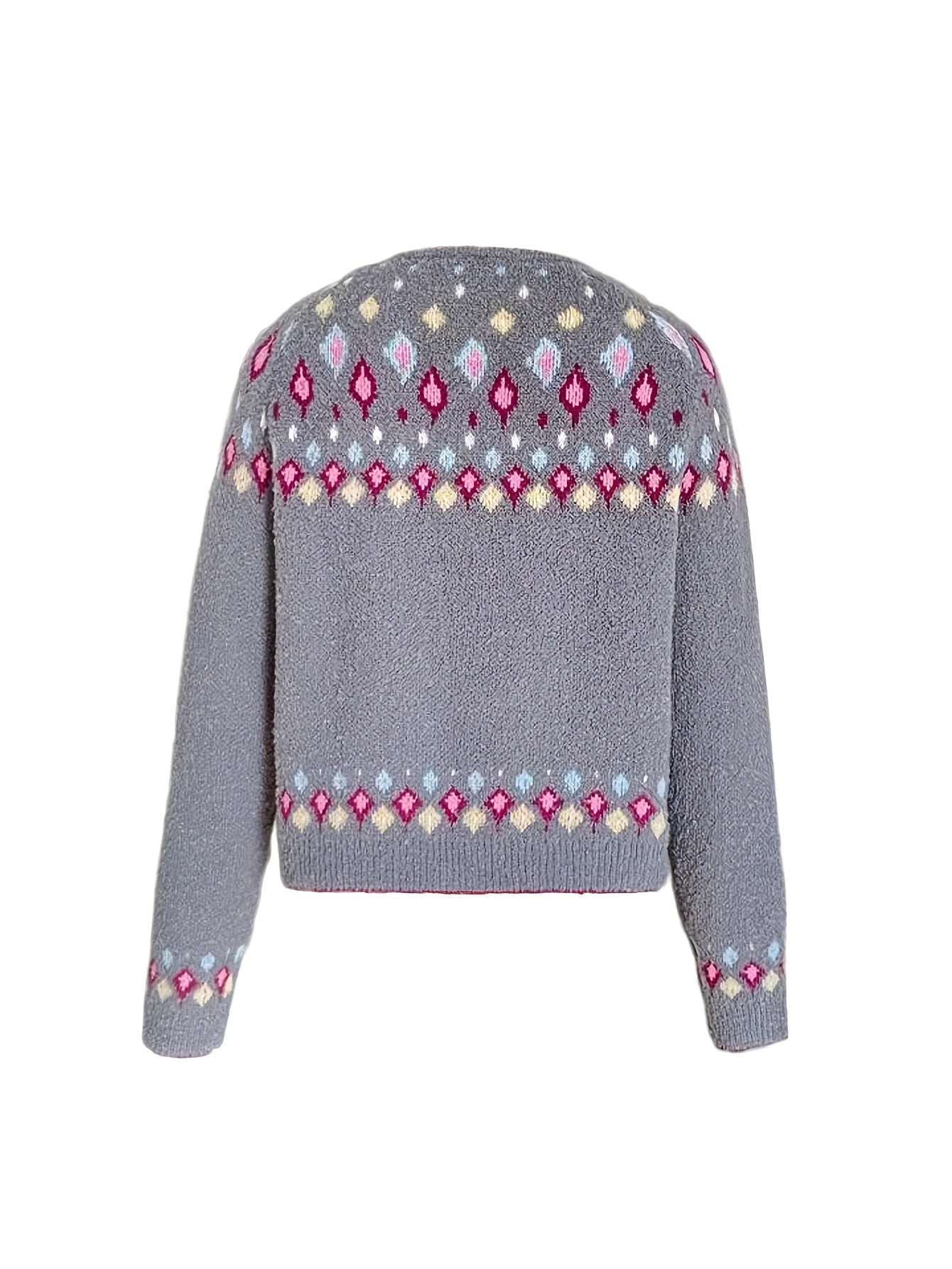 Adriana Lindqvist | Nordic Patterned Cardigan For Women
