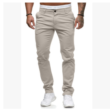 Lyle Langcombe | Slim Fit Stretch Chino Pants For Men