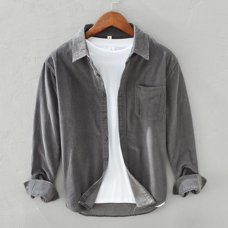 Colton Marford | Corduroy Button Up Shirt For Men
