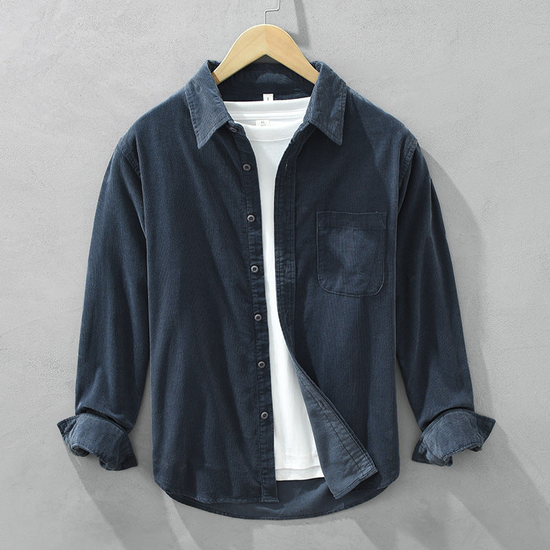 Colton Marford | Corduroy Button Up Shirt For Men