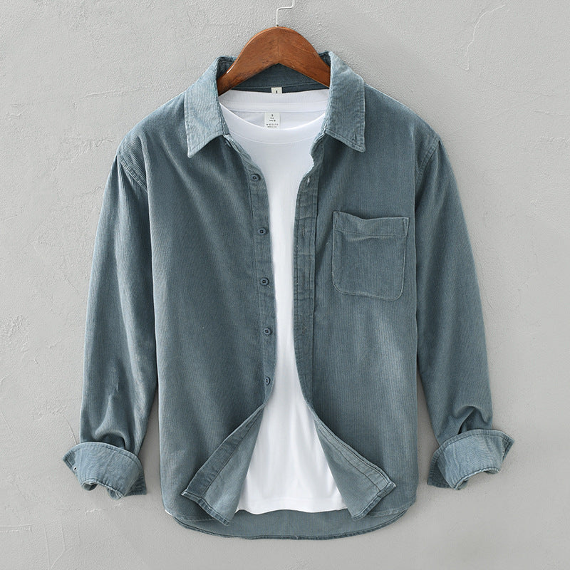 Colton Marford | Corduroy Button Up Shirt For Men