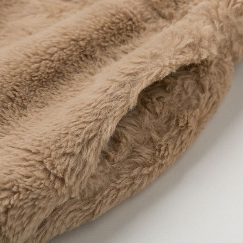 Margaux Winterhaven | Plush Cropped Zip Jacket For Women