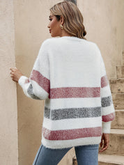 Nadine Orsolini | Striped Open-Front Sweater For Women