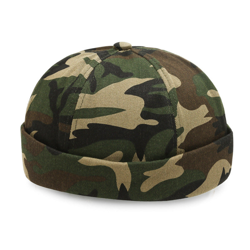 Brimless Beanie Skull Cap Hat - Camouflage