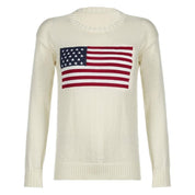 Piper Wentworth | Union Jack Oversized Knit Sweater For Women