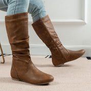Sabrina Delcourt | Slouchy Knee-High Boots For Women