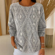 Camille Astwood | Aztec Print Sweater For Women