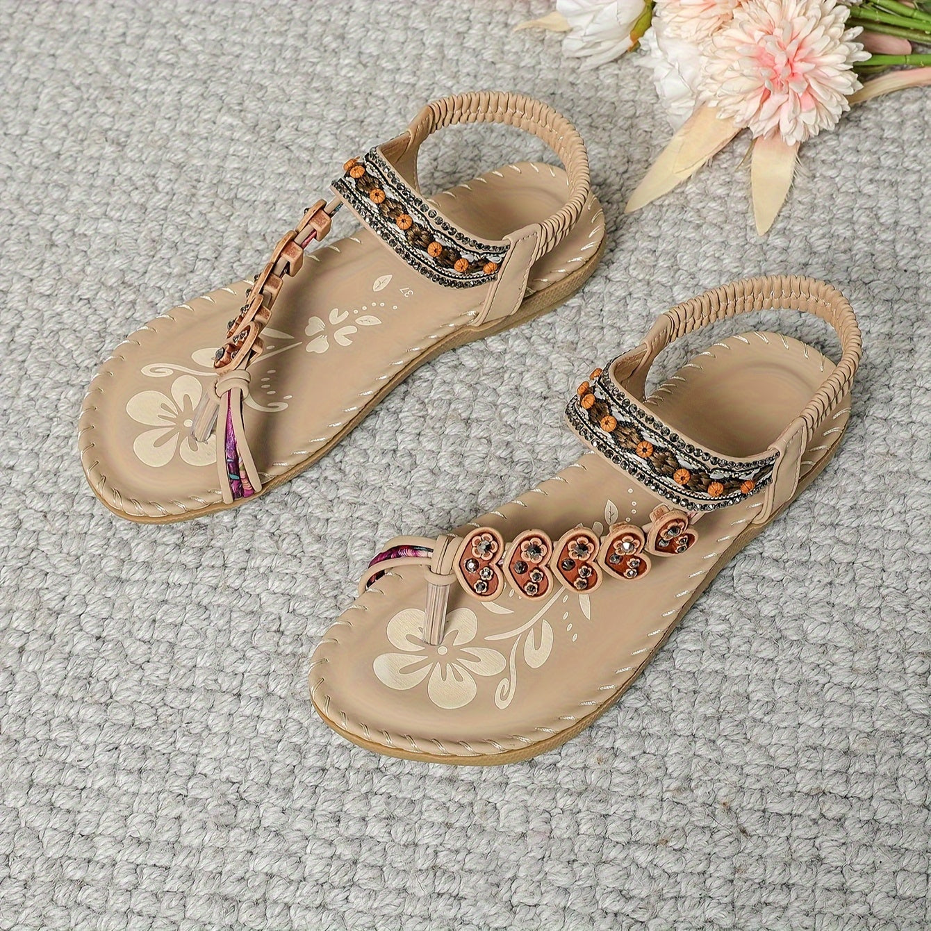 Marco Bellini | Boho Leather Sandals For Women