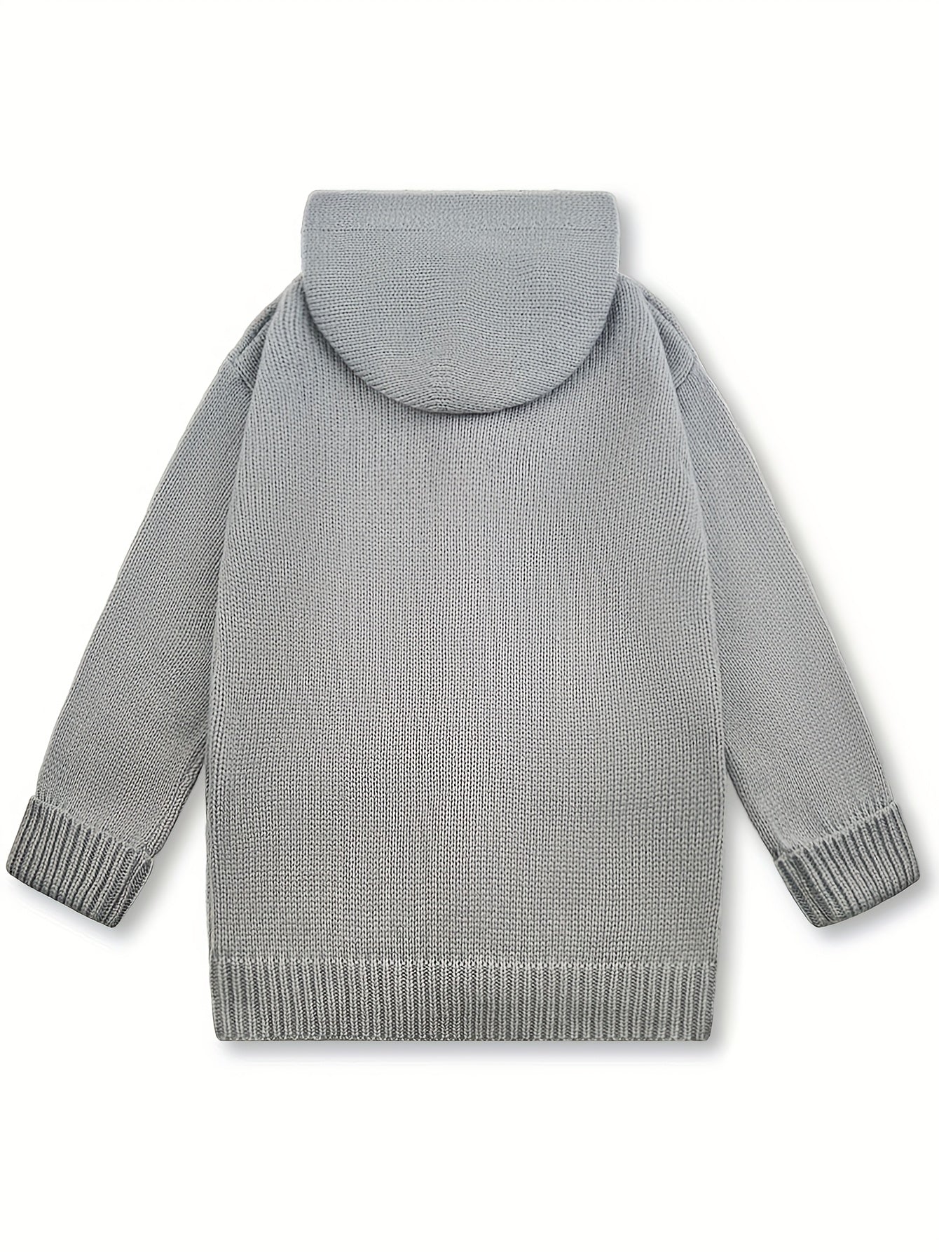 Theodora Winslet | Cozy Hooded Sweater With Sheep Patch Detail For Women