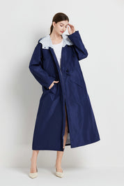 Eloise Marchmont | Women's Hooded Raincoat Trench Coat
