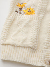 Noémie Lambert | Floral Embroidered Cardigan Sweater For Women