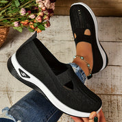 Arabella Fontaine | Lightweight Knit Slip-On Sneakers for Women