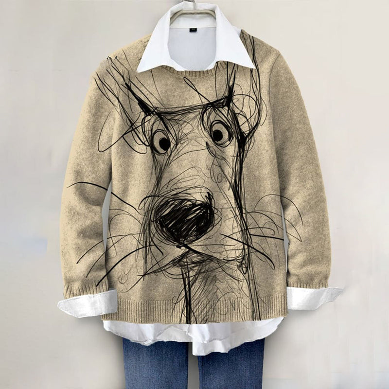 Estelle Vandermeer | Printed Graphic Pullover Sweatshirt For Women