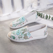 Genevieve Laurent | Aztec Print Canvas Espadrille Flats For Women