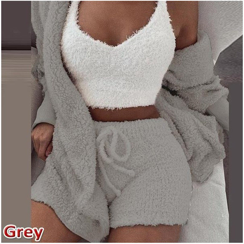 Rosette Linford | 3-Piece Fluffy Loungewear Set For Women