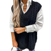 Valentina Sorel | Cable Knit Sweater Vest For Women
