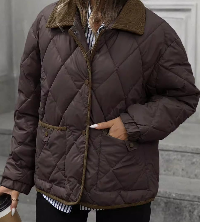 Vivian Kensington | Quilted Puffer Coat For Women