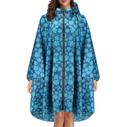 Elaine Beaurivage | Printed Hooded Raincoat For Women